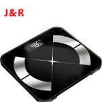 J&R Precision 396LB Bluetooth Bathroom Scales Application Smart Body Weight Scale with APP