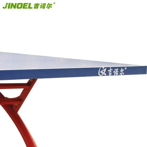JINOEL outdoor SMC big flanged tian zigzag double brace reinforcement waterproof sun national standard size table tennis table