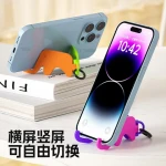 keychain elephant-shaped cellphone bracket desktop creativity cartoon lazy folding mobile phone stand mobile phone holder