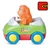 Import kids battery operated small zoo animal toys car plastic with music from China