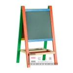 Kids Solid Wood Easel Stand Blackboard