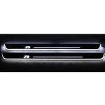 Kitbsm car door 4pcs LED moving door Sill Scuff Plate Light