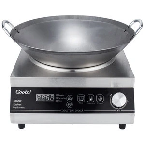 kitchen equipment multifunction stainless steel commercial induction cooker 3500W