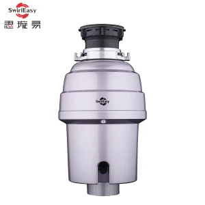 Kitchen Food waste disposer quite disposal 5/4HP  household garbage disposal with power cord 930 Silverr