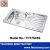 Import Kitchen Stainless Steel Single Bowl Sink With Drain Board from China