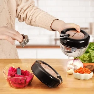 kitchen vegetable cutter food chopper meat grinder hand pull mincer blender mixer food processor