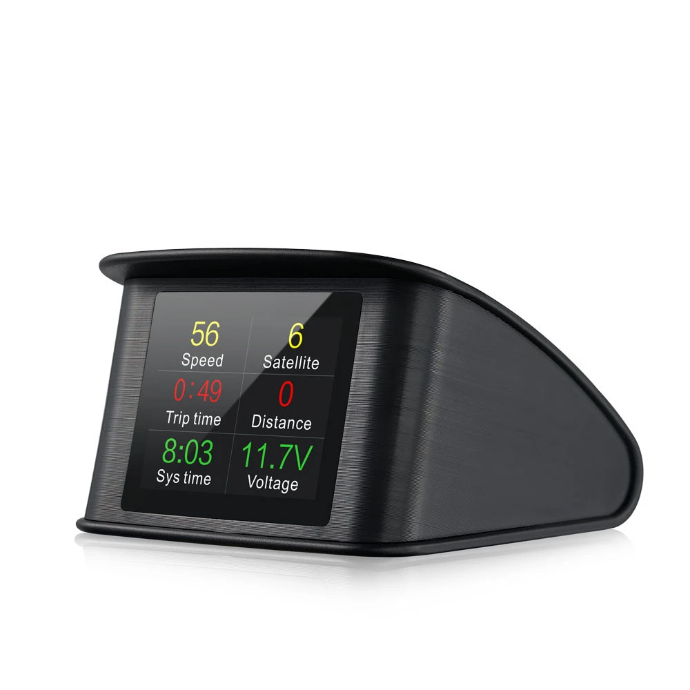 KMH MPH speed display 2.6 inch car hud display gps for all vehicles