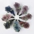 Import Korean version of sweet hairpin banana clip vertical clip ponytail hairpin temperament large flower leaf yarn silk hair clip from China