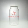Laboratory Separately Reactor Cylinder Flask with the Easy open clamp single neck