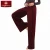 Import Lady women high waist straight wide leg long modern pants trousers with elastic from China
