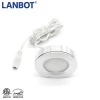 Lanbot round led display cabinet lighting led cabinet lights warm white
