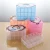 Import Large 3-layer detachable 3-layer 30 lattice portable transparent plastic jewelry cosmetic storage box fishing gear storage box from China