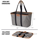 Large Capacity Grocery Shopping Bag Canvas Foldable Shopping Bag