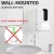 Import Large-capacity Wall-mounted Automatic Induction UV Sanitizer Liquid Soap Dispenser Disinfection  Hand Soap Dispenser from China
