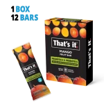 Latest arrival That's It. Probiotic Mango Fruit Bars -Box of 12 All Natural Gluten Free Healthy Fruit Snacks With Prebiotics