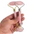 Import latest products massage stone rose quartz stainless steel jade roller facial massage roller from China