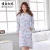 Import latest womens printed nightdress 100% flannel nightgown sleepwear from China
