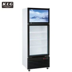 lc/d-40 glass door upright display vertical display mini car freezer