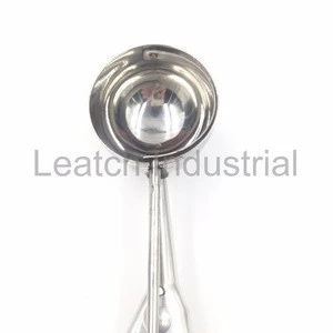 Leatch Stainless Steel Mash Potato Spring Handle Tool Ice Cream Scoop