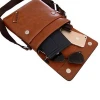 leather bag men&#39;s sling business messenger bag
