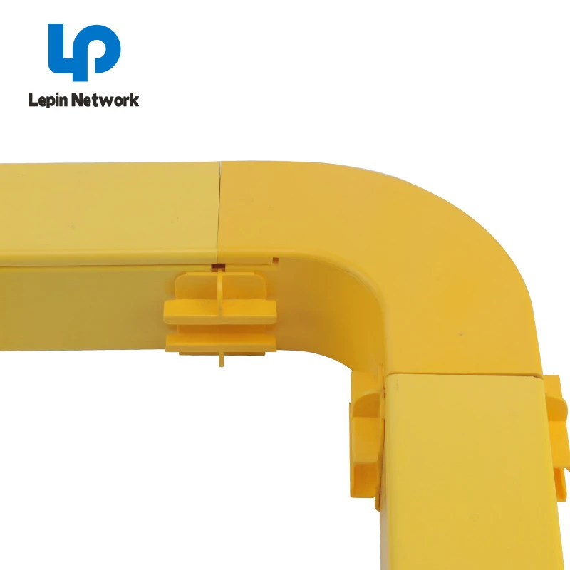 lepin new products 600*100mm 60*60mm  plastic fiber optic cable runner/pvc or abs yellow cable tray