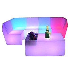 light up patio furniture hookah lounge used rotomolding mould led bar furniture lighting table chair set