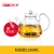 Import Lilac Free Sample 1500ml/1300ml/1100ml high quality handcrafted custom-made borosilicate heat resistant glass teapot and lid from China