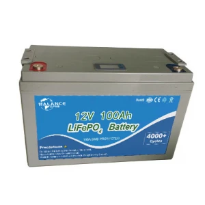 Lithium iron phosphate 12V100Ah lithium battery solar energy saloon car yacht energy storage battery pack