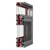 Living Room Seamless Integration High-Strength Thermal Break Aluminum Profile Casement Window With Screen