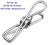 Import LM9909 Stainless Steel Windproof Clothes Clip from China