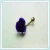 Import Love red rose gem banana belly bar surgical steel navel ring body jewelry from China