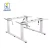Import Low consumption lifting table three-stage columns electric office furniture standing desk frame from China
