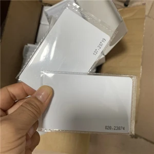 Low frequency laser numbering 125KHz WG26 26 Bit RFID  Proximity ID Card for Access Control