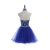 Import Low Price Homecoming Dresses Halter Neckline Sleeveless Stone Beaded Short Party Wear Cocktail Dress from China