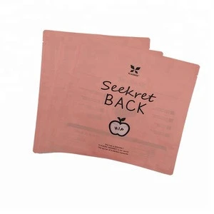 Low Price Stand Up Ziplock Plastic Packaging Bags For Underwear /clothes Packing Custom Printed
