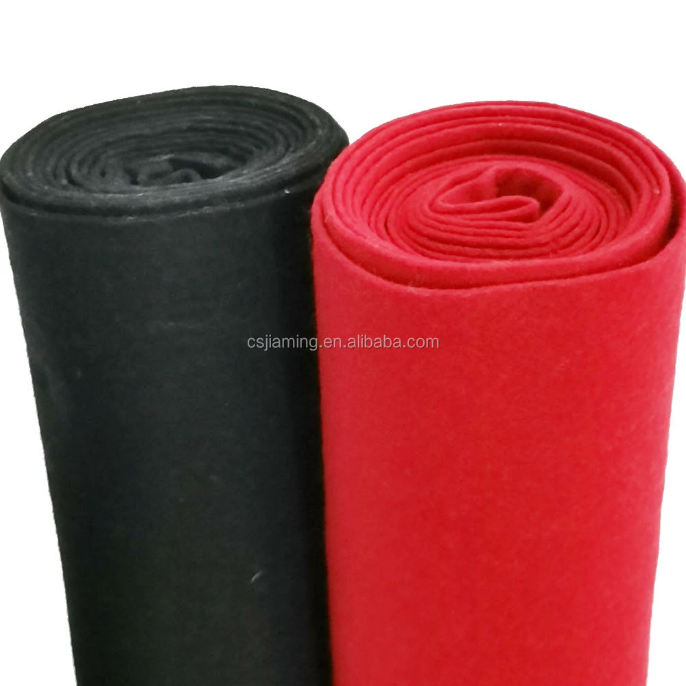 Lowest Price High Quality Felt Fabric Roll Pieces Industrial Felt Polyester Non Woven Colorful Felt