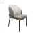 Import Luxury design restaurant blue velvet designer Metal Leg Dining Chair Modern Fabric Dining Chairs from China