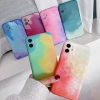 Luxury Original Gradient Color Case For iPhone 12 Mini 11 Pro Max XR X XS Max 7 8 Plus Soft Silicone Lens Protection Back Cover