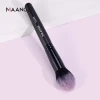 Maange low price wholesale factory direct wooden handle high quality black single blush powder brush