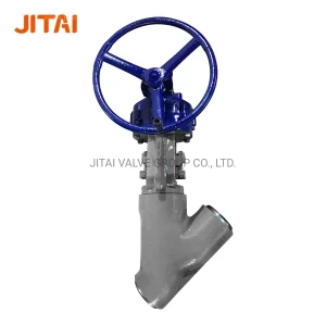 Manual Operated OS&Y Butt Welding High Pressure Y Type Stop Check Valve