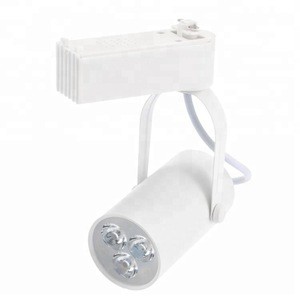 manufacture all-ways rotatable no flicker low glare solderless 3W COB led track light for projects with 3 years warranty