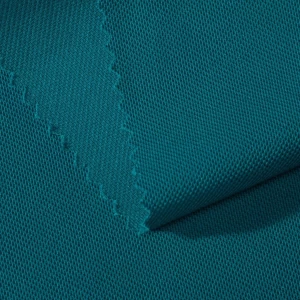 Manufacturer Bird Eye Mesh Fabric 110GSM Polyester Birds Eye Pique Knitted Sportswear Fabric-17