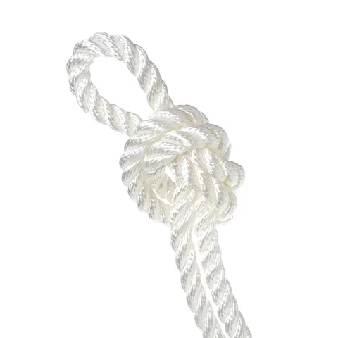 Manufacturer custom diameter twisted PP multifilament three-strand rope for packing rope