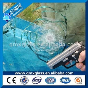 Manufacturer Supplier clear Glass Doors marine tempered bulletproof glass
