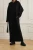 Import manufacturer wholesale custom hooded oversize loose relaxed fit women casual wool blend cashmere sweater dress for winter from China