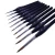 Import Matte Black 10pcs Triangle Wooden Handle Hook Line Brushes Set For Artist Detail Paint Miniature Watercolor Oil Painting Drawing from China