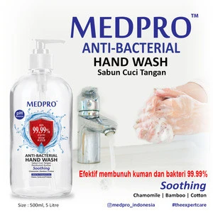 MEDPRO HAND WASH SOOTHING GEL - 250ML BOTTLE PUMP