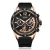 Import MEGIR 2083G Mens Fashion&Casual Watch Quartz Movement Leather Band Business Watch Auto Date 24-hours Hand Led Silicon Watch from China