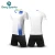 Import men team 100%polyester football kit cheap orange soccer custom football uniforms from China