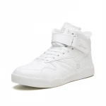 Men's High Top Fashion Skateboard Shoes Street Hip Hop Leather Sneakers